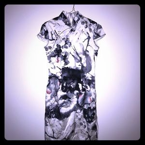 All Silk made-to-order Dress one of a kind!!!!!